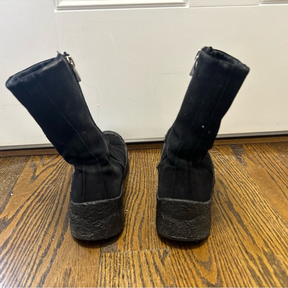 Bally Guard II Black Suede Leather Shearling-Lined Booties EU 36  Sz 5.5 US $680 - Picture 10 of 11